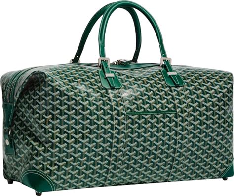 goyard duffle bag green|green boeing 55 bag.